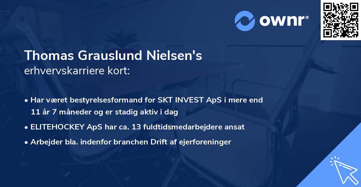 Thomas Grauslund Nielsen's erhvervskarriere kort