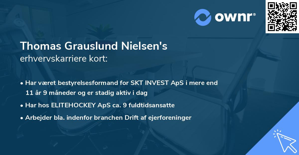 Thomas Grauslund Nielsen's erhvervskarriere kort