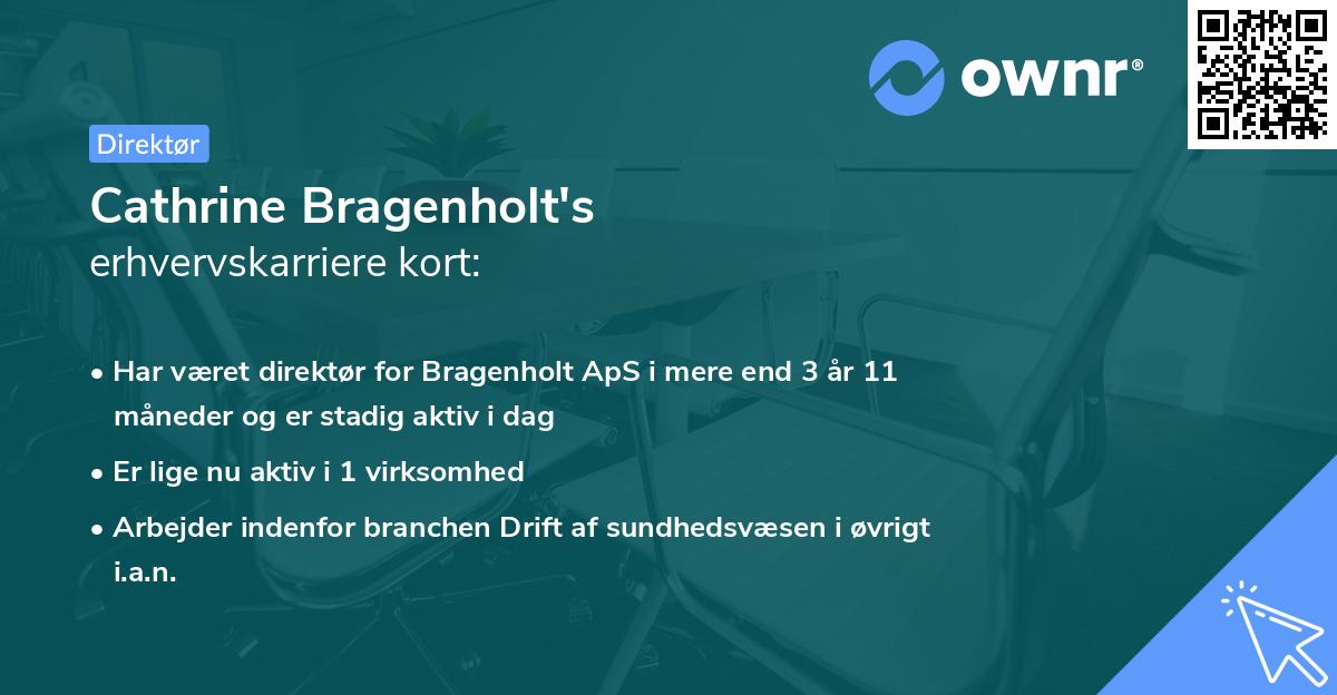 Cathrine Bragenholt's erhvervskarriere kort