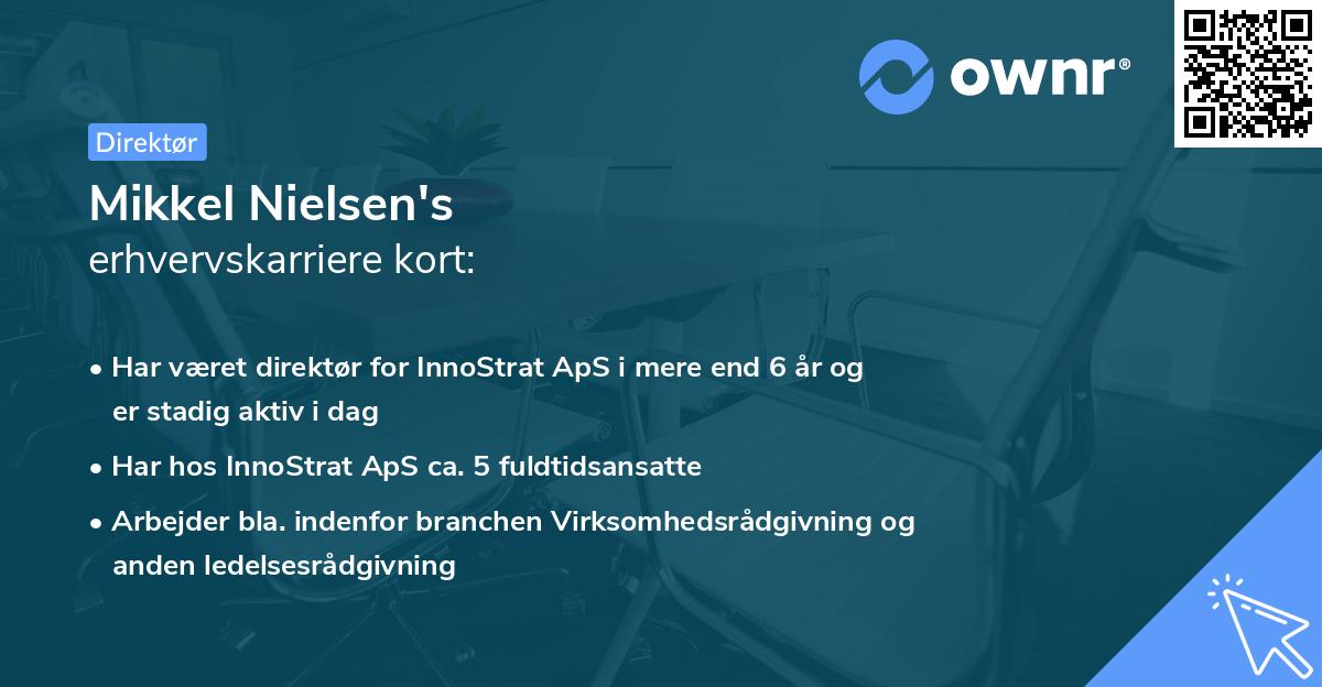 Mikkel Nielsen's erhvervskarriere kort
