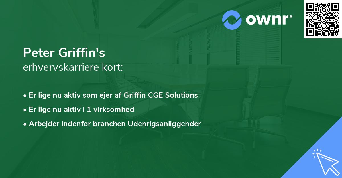 Peter Griffin's erhvervskarriere kort