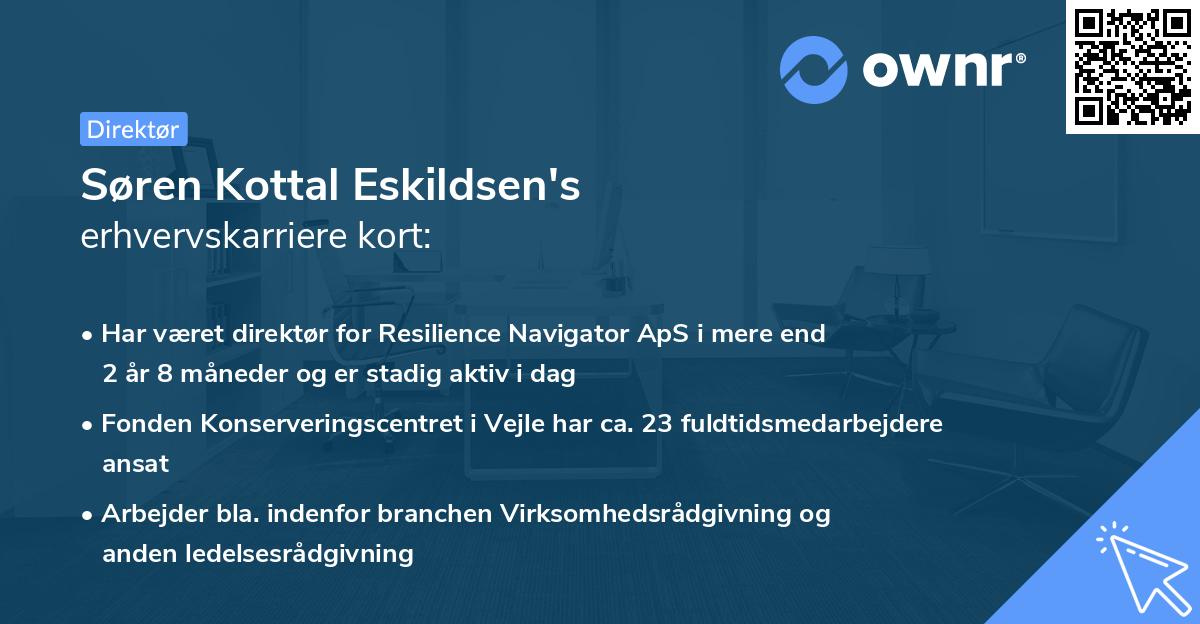 Søren Kottal Eskildsen's erhvervskarriere kort