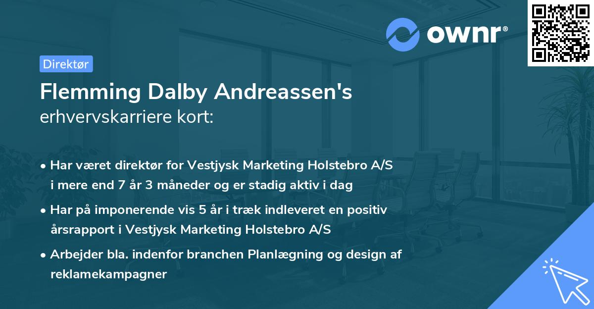 Flemming Dalby Andreassen's erhvervskarriere kort