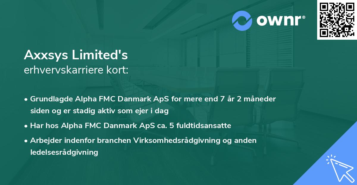 Axxsys Limited's erhvervskarriere kort