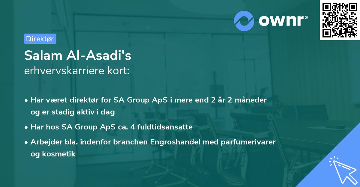 Salam Al-Asadi's erhvervskarriere kort