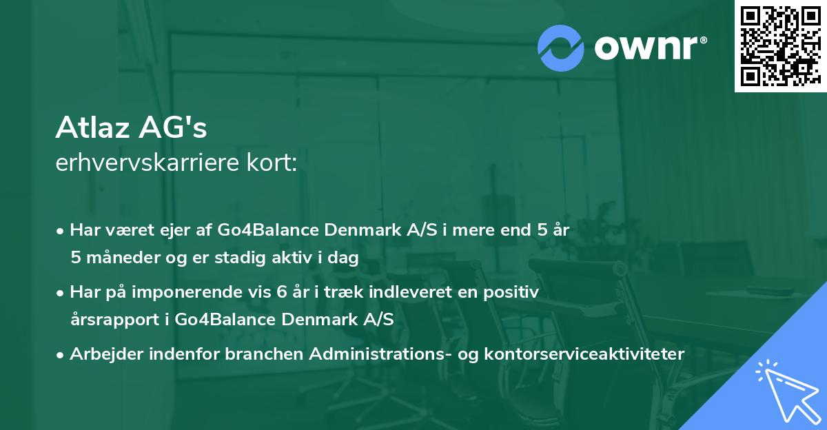 Atlaz AG's erhvervskarriere kort