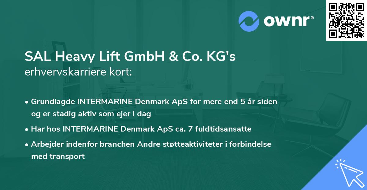 SAL Heavy Lift GmbH & Co. KG's erhvervskarriere kort
