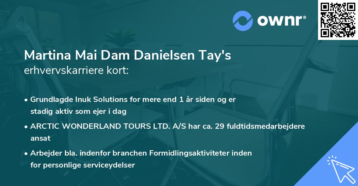 Martina Mai Dam Danielsen Tay's erhvervskarriere kort
