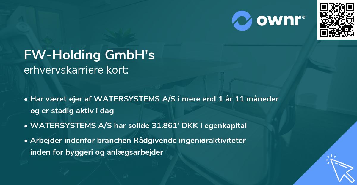 FW-Holding GmbH's erhvervskarriere kort