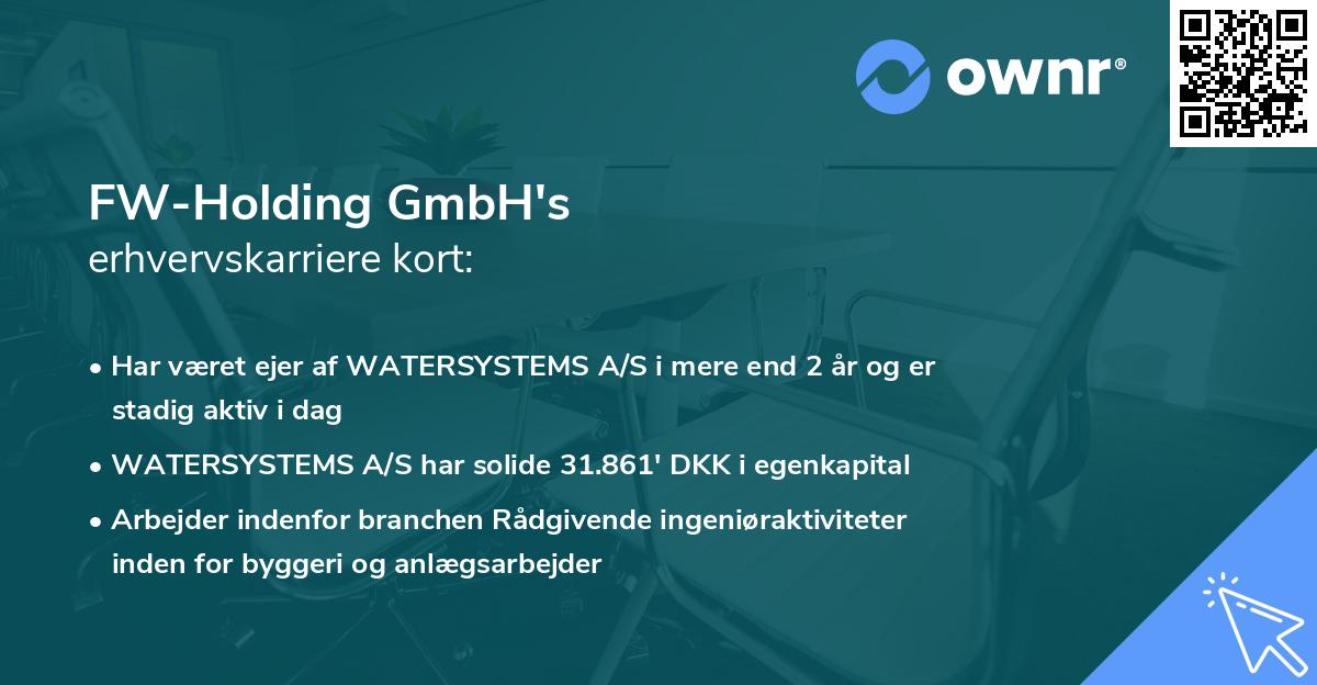 FW-Holding GmbH's erhvervskarriere kort