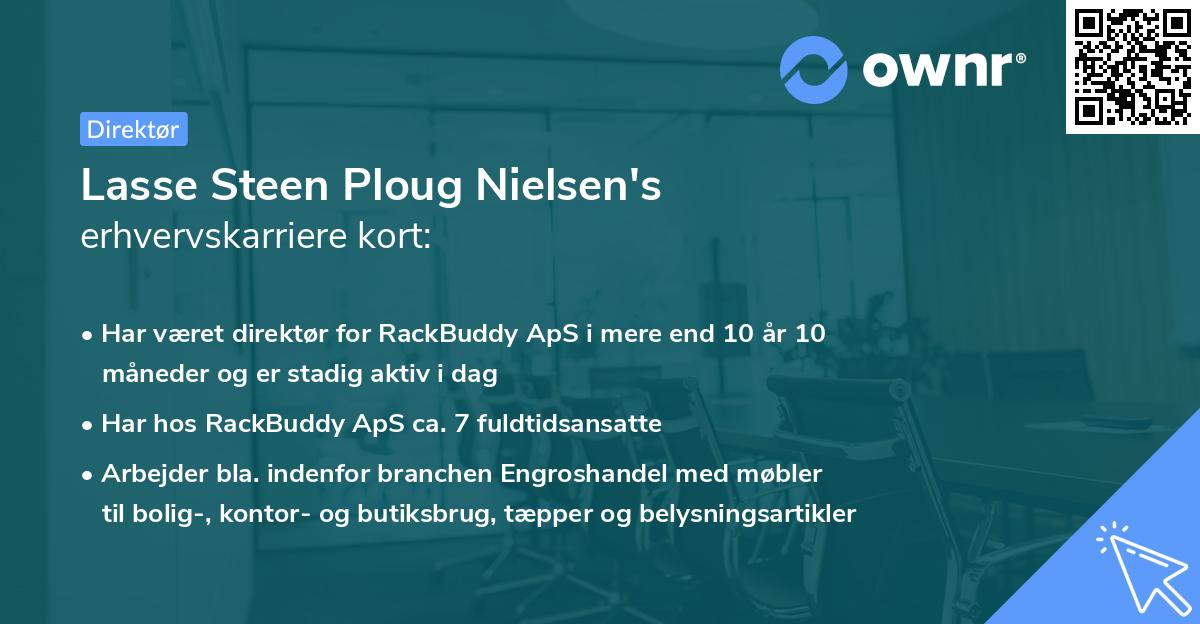 Lasse Steen Ploug Nielsen's erhvervskarriere kort