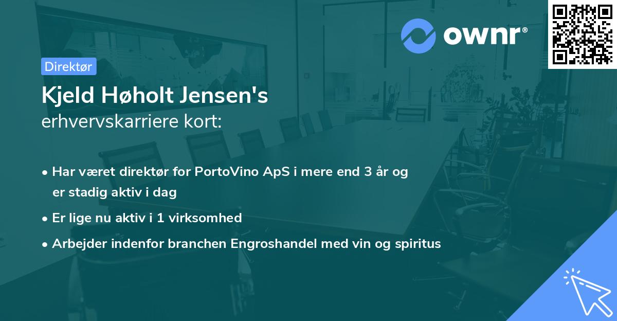 Kjeld Høholt Jensen's erhvervskarriere kort
