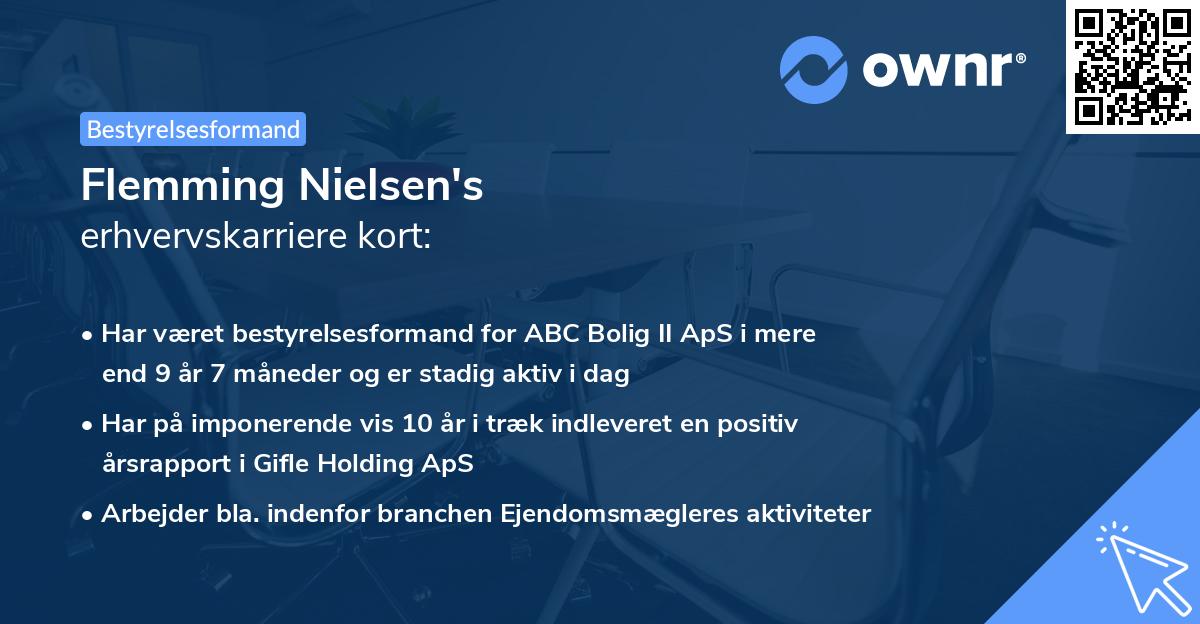 Flemming Nielsen's erhvervskarriere kort