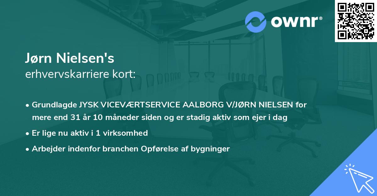 Jørn Nielsen's erhvervskarriere kort