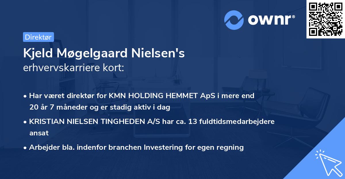 Kjeld Møgelgaard Nielsen's erhvervskarriere kort