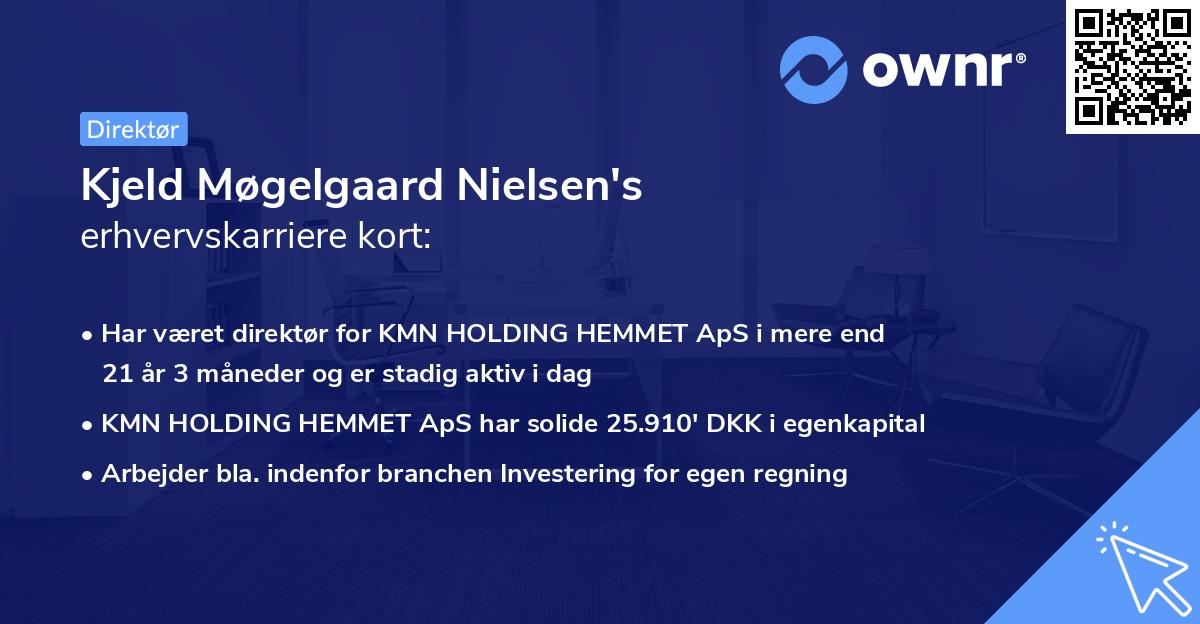 Kjeld Møgelgaard Nielsen's erhvervskarriere kort