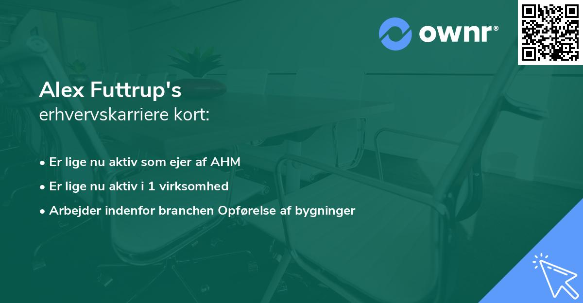 Alex Futtrup's erhvervskarriere kort