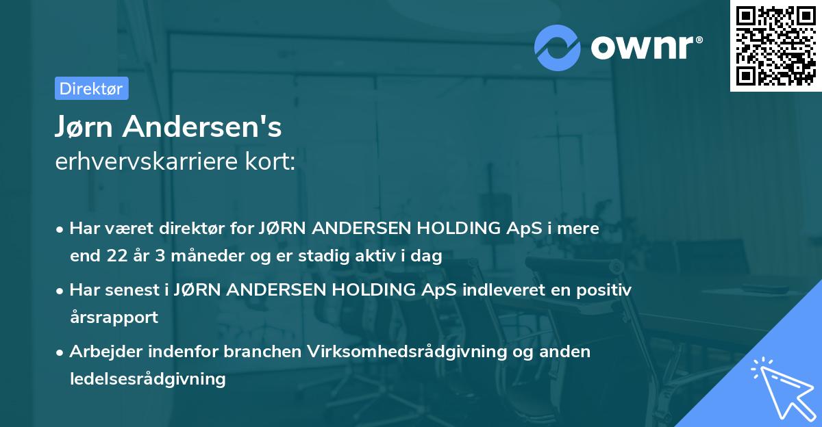 Jørn Andersen's erhvervskarriere kort