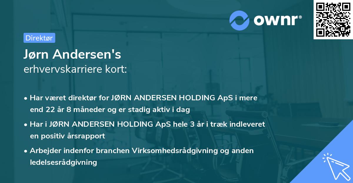 Jørn Andersen's erhvervskarriere kort