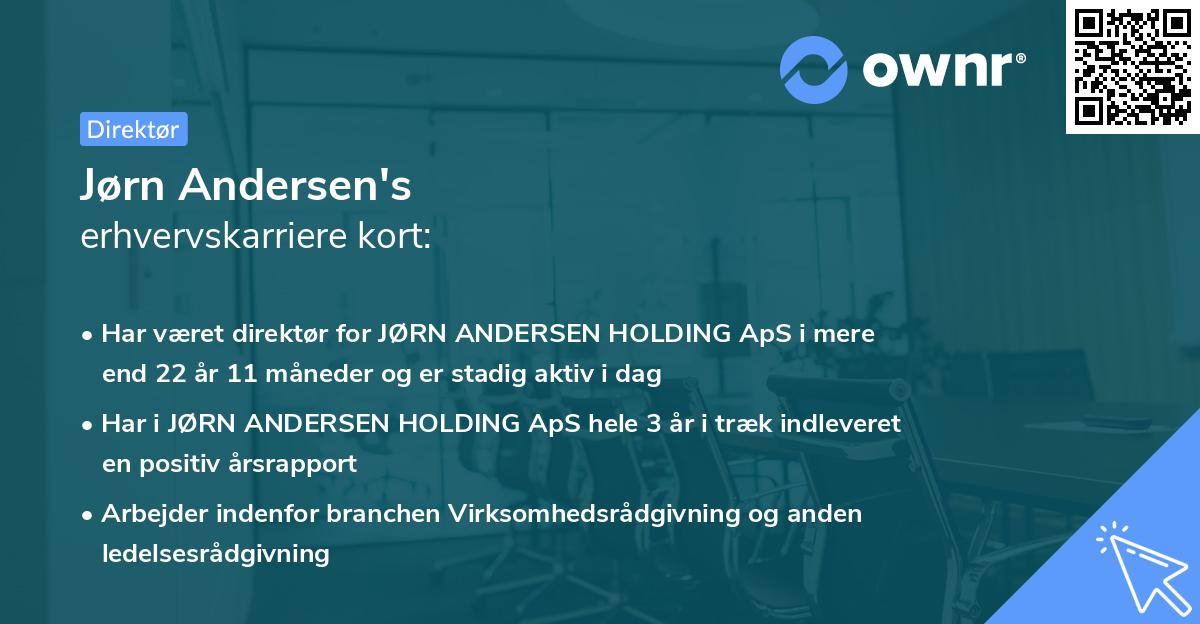 Jørn Andersen's erhvervskarriere kort