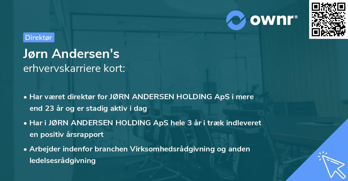 Jørn Andersen's erhvervskarriere kort
