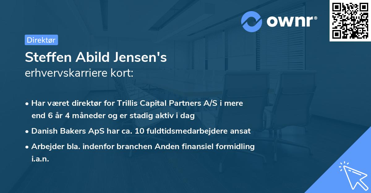 Steffen Abild Jensen's erhvervskarriere kort