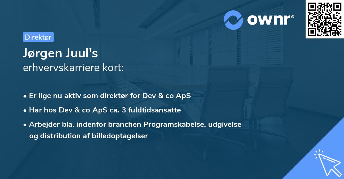 Jørgen Juul's erhvervskarriere kort