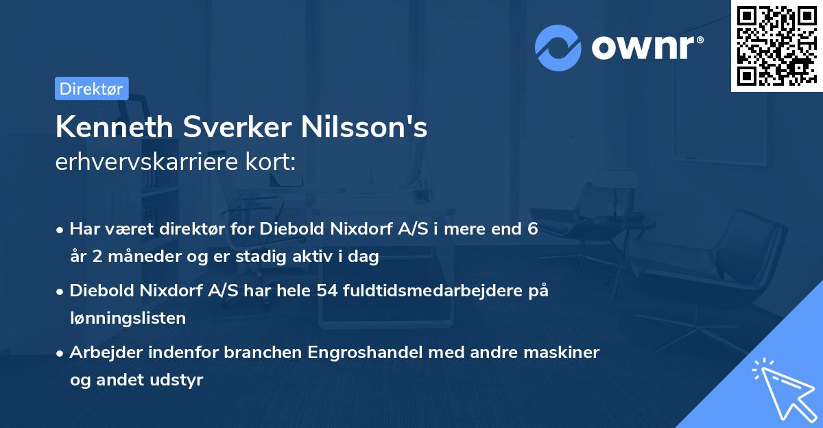 Kenneth Sverker Nilsson's erhvervskarriere kort