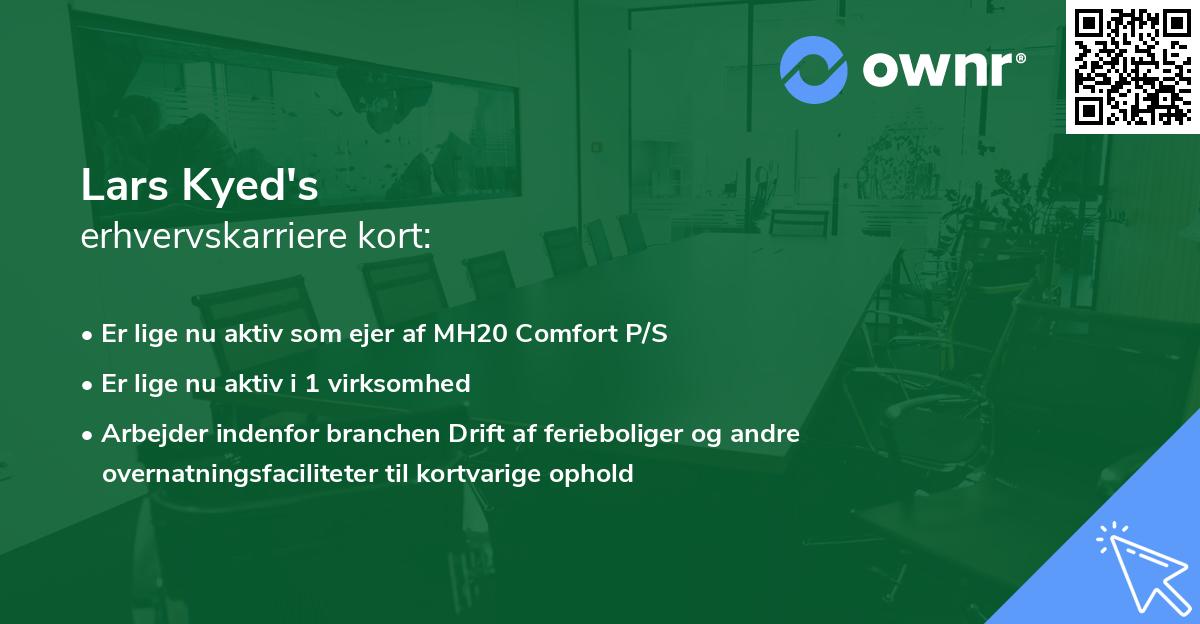 Lars Kyed's erhvervskarriere kort