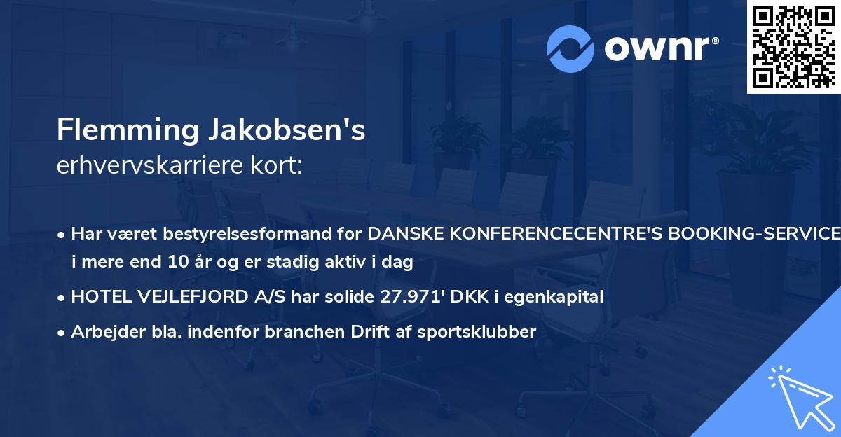 Flemming Jakobsen's erhvervskarriere kort