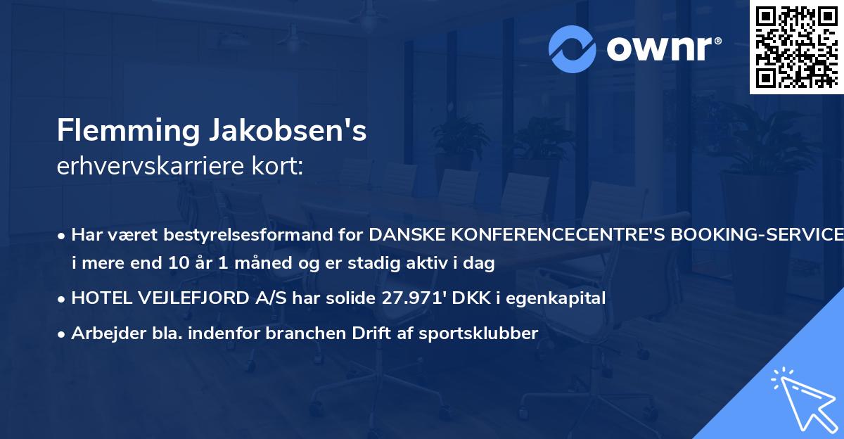 Flemming Jakobsen's erhvervskarriere kort
