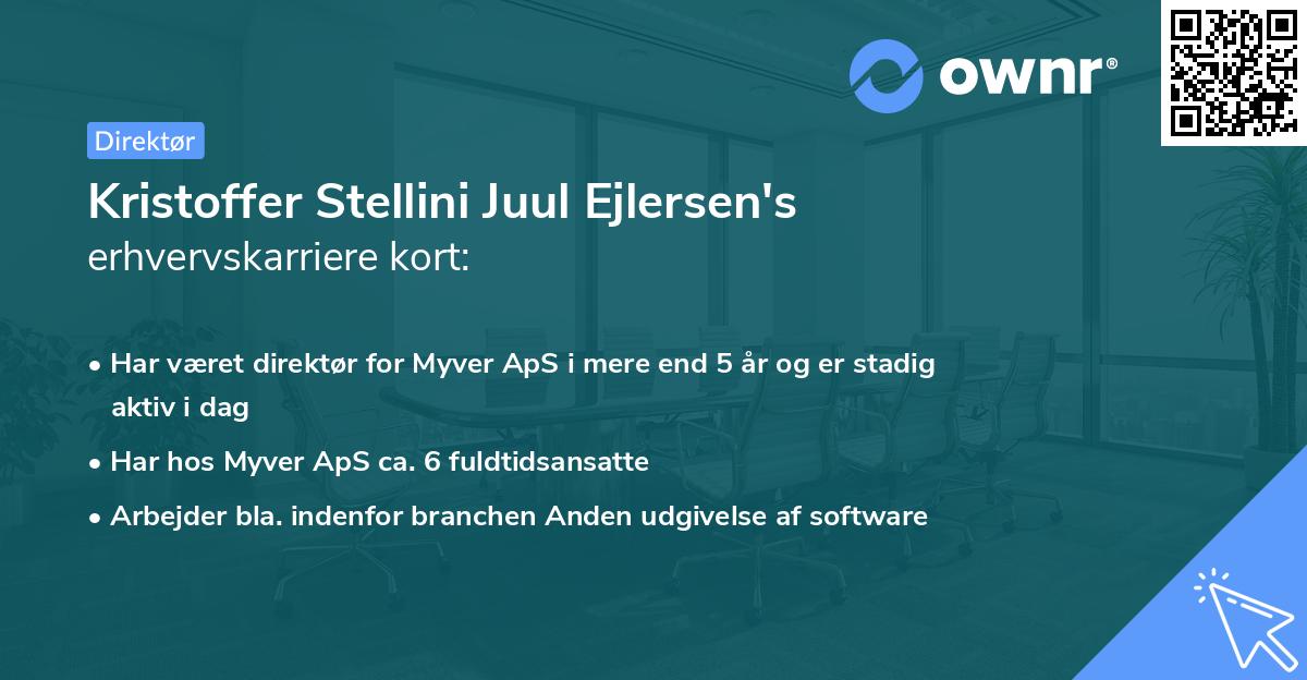 Kristoffer Stellini Juul Ejlersen's erhvervskarriere kort