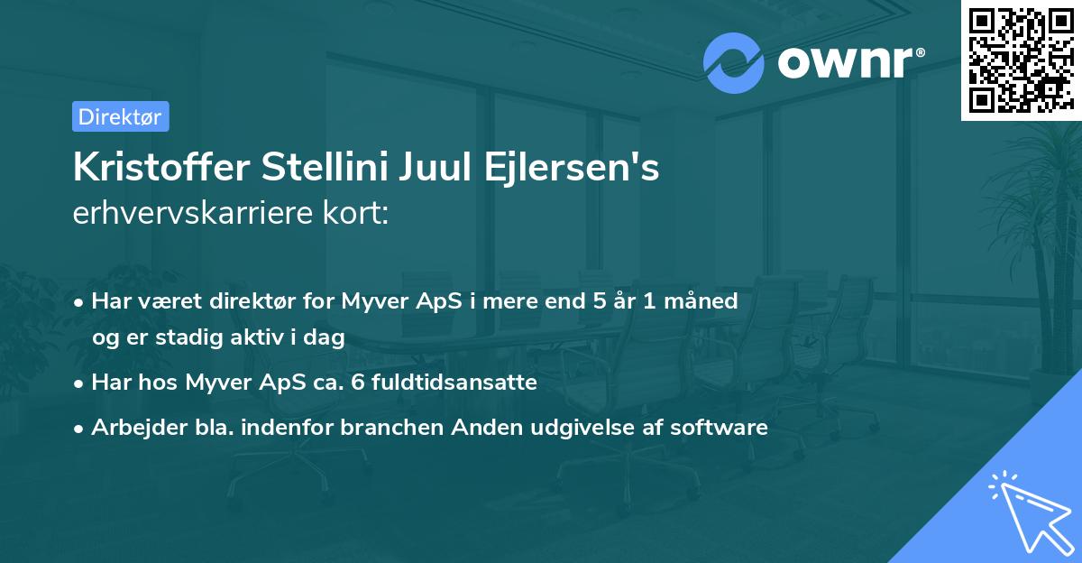 Kristoffer Stellini Juul Ejlersen's erhvervskarriere kort