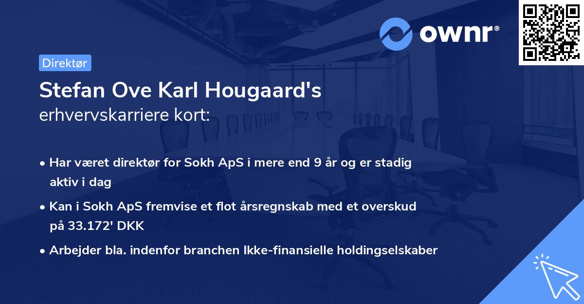 Stefan Ove Karl Hougaard's erhvervskarriere kort
