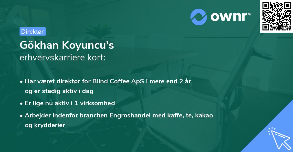 Gökhan Koyuncu's erhvervskarriere kort