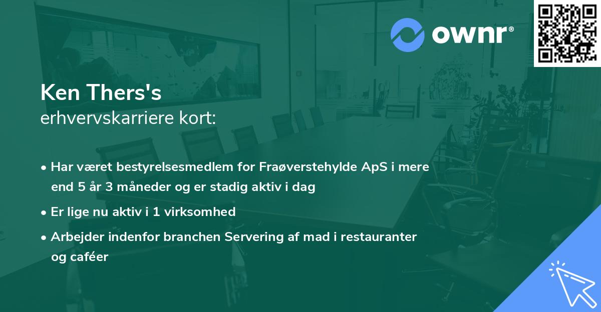 Ken Thers's erhvervskarriere kort