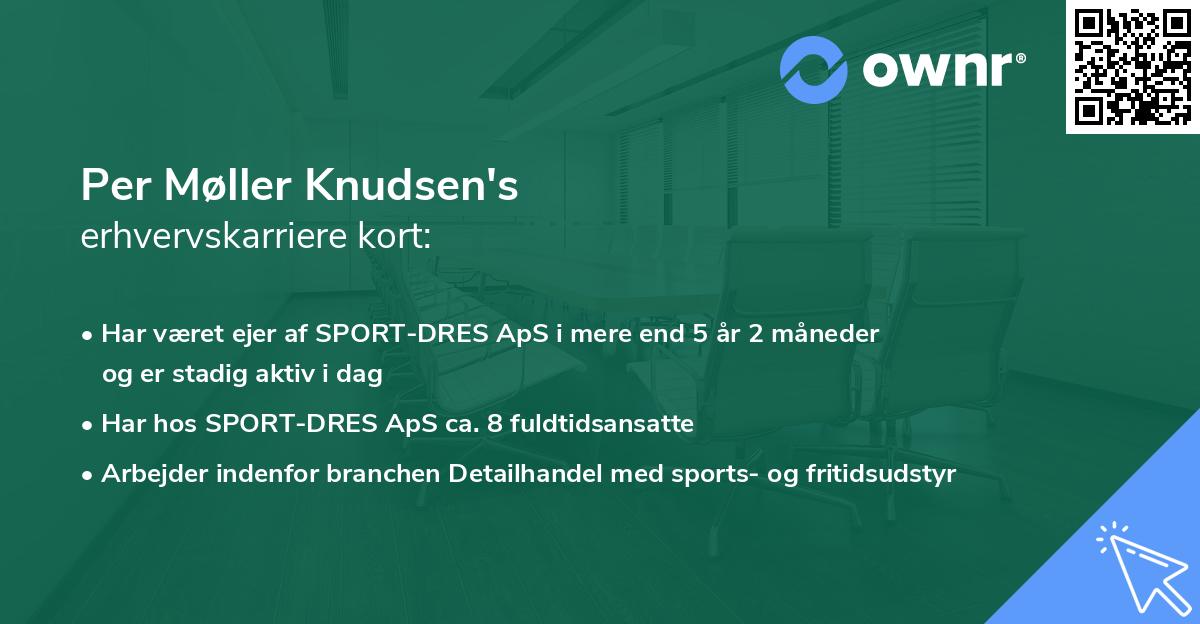 Per Møller Knudsen's erhvervskarriere kort