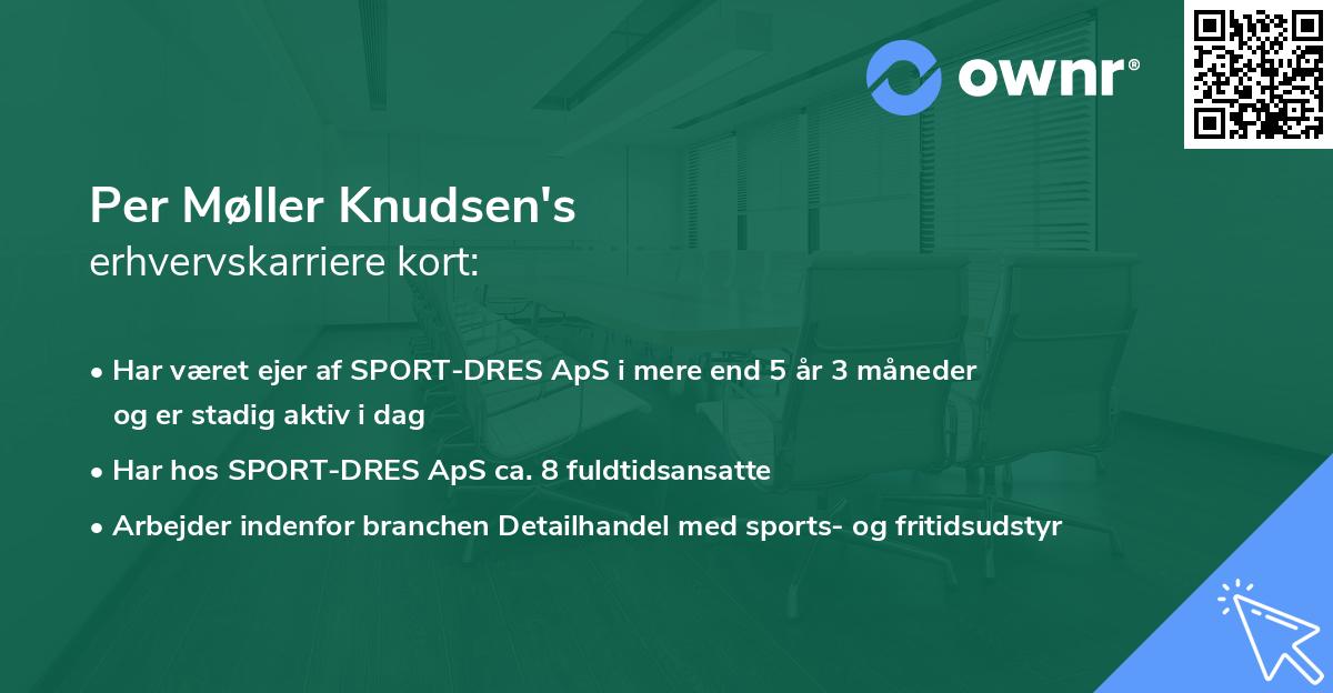 Per Møller Knudsen's erhvervskarriere kort