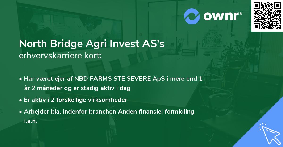 North Bridge Agri Invest AS's erhvervskarriere kort