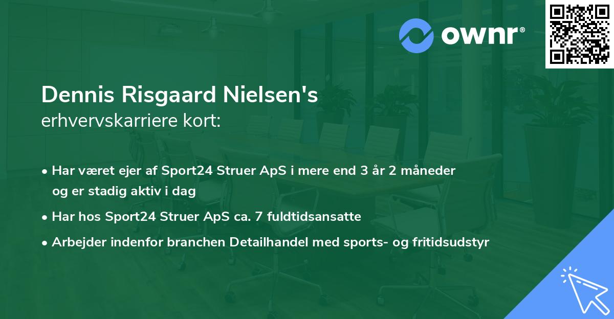 Dennis Risgaard Nielsen's erhvervskarriere kort
