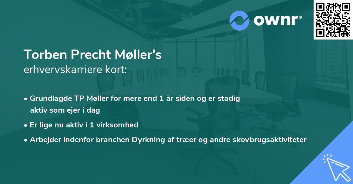 Torben Precht Møller's erhvervskarriere kort