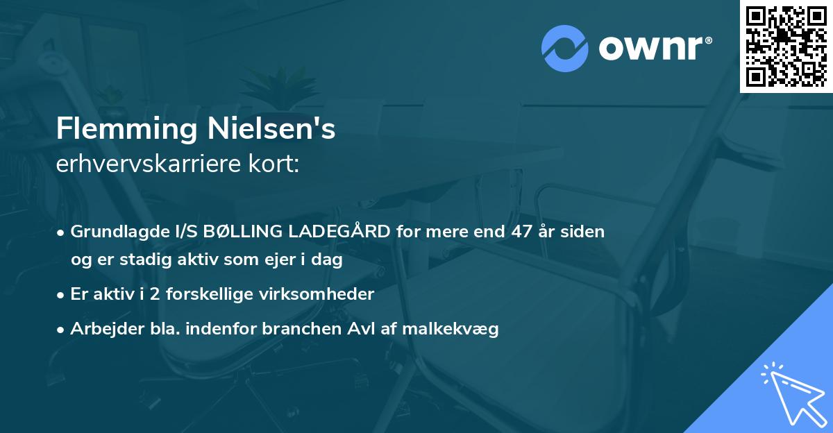 Flemming Nielsen's erhvervskarriere kort