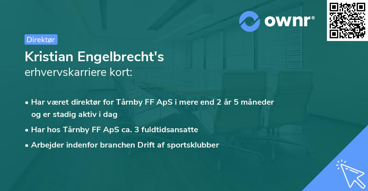 Kristian Engelbrecht's erhvervskarriere kort