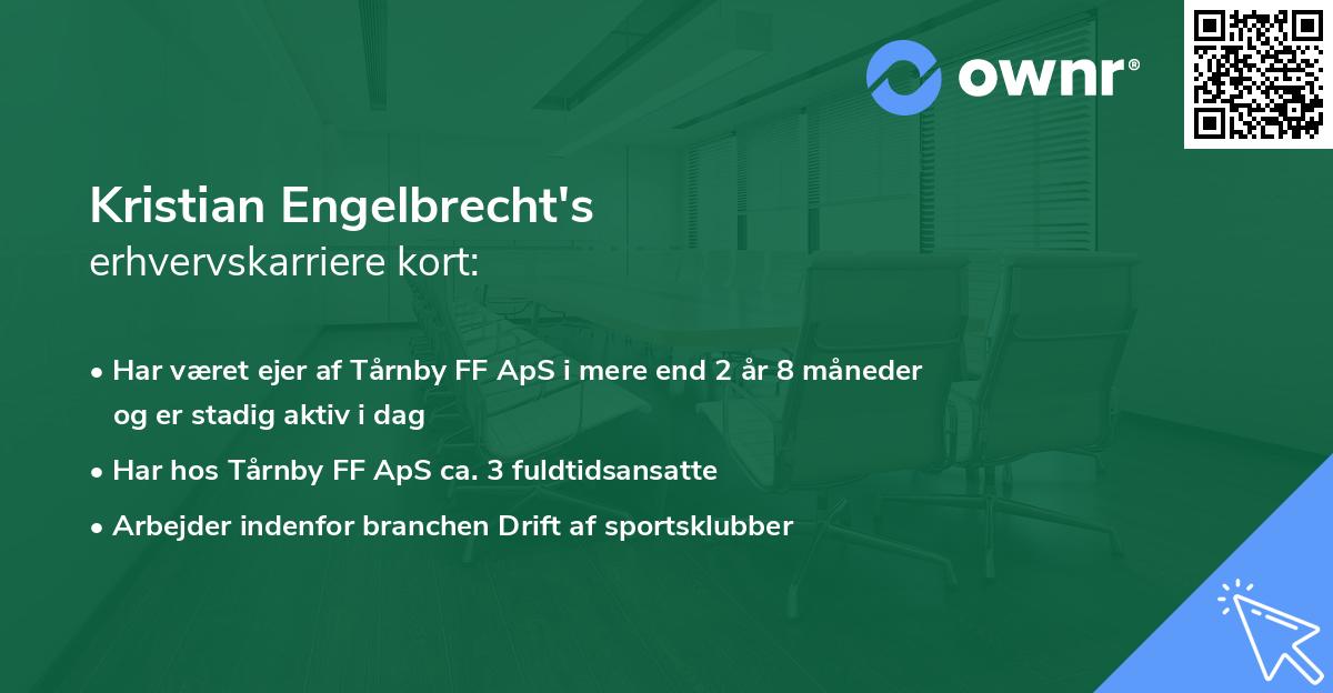 Kristian Engelbrecht's erhvervskarriere kort