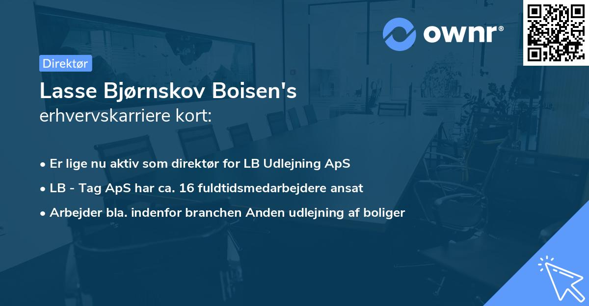 Lasse Bjørnskov Boisen's erhvervskarriere kort