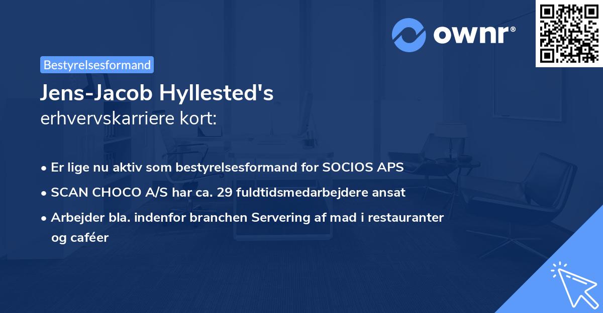 Jens-Jacob Hyllested's erhvervskarriere kort