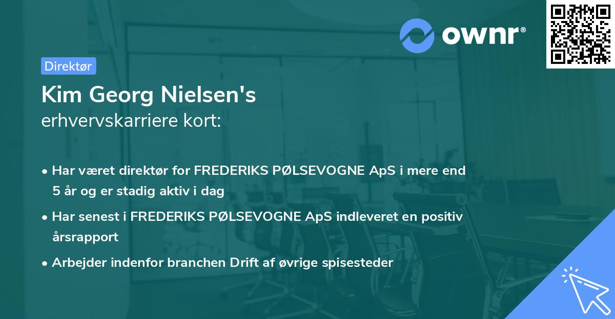 Kim Georg Nielsen's erhvervskarriere kort