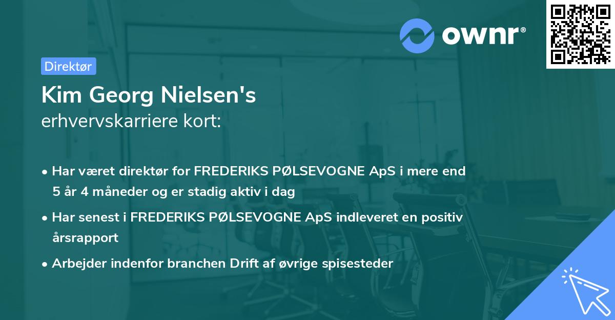 Kim Georg Nielsen's erhvervskarriere kort