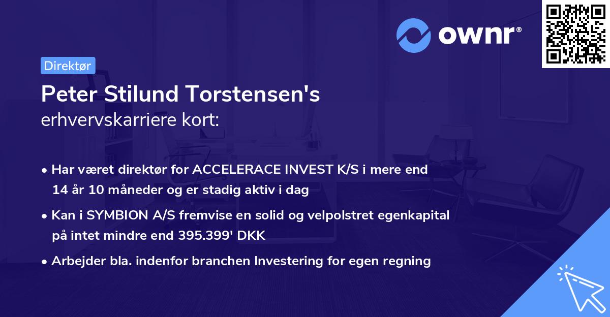 Peter Stilund Torstensen's erhvervskarriere kort