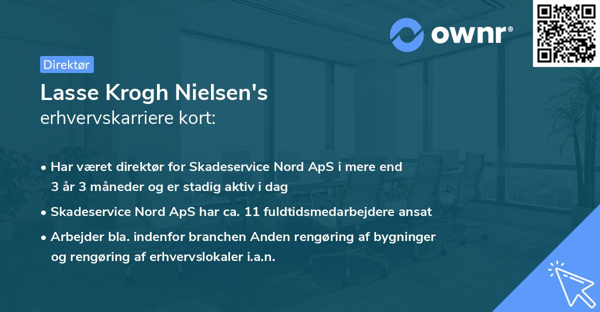 Lasse Krogh Nielsen's erhvervskarriere kort